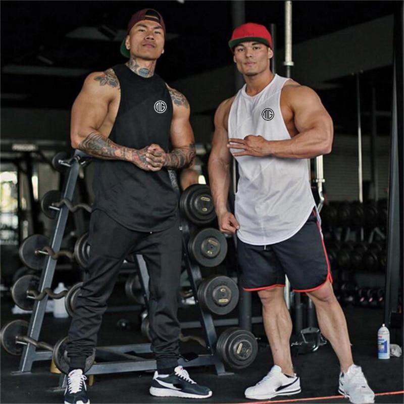 Bodybuilding Singlets Mens Muscle Shirt