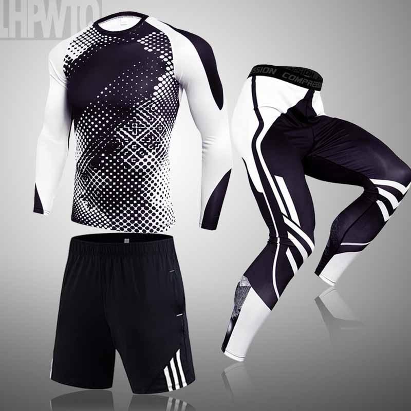 3-piece Men's Compression Suits