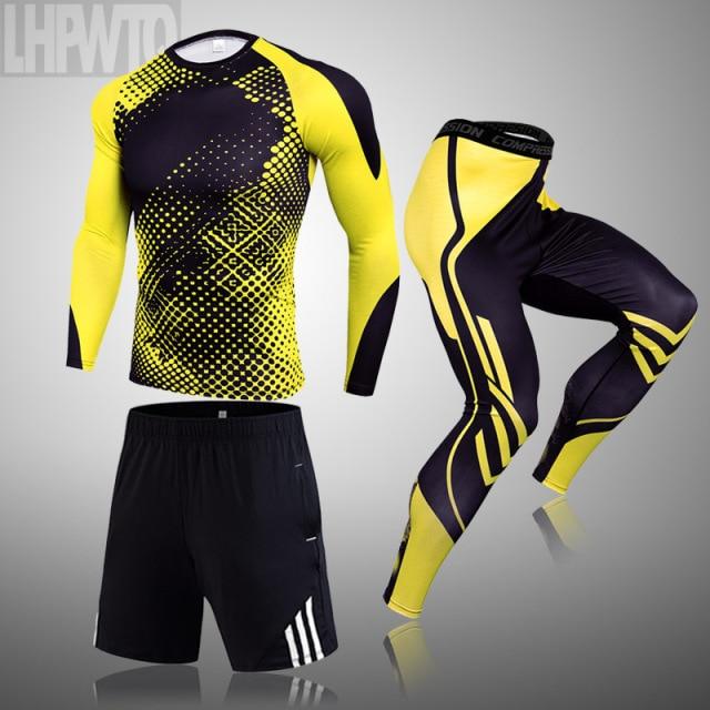 3-piece Men's Compression Suits