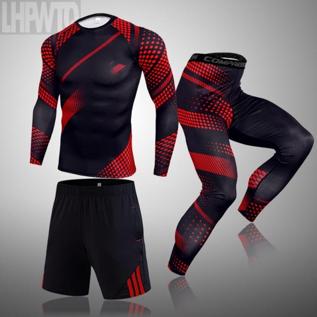 3-piece Men's Compression Suits