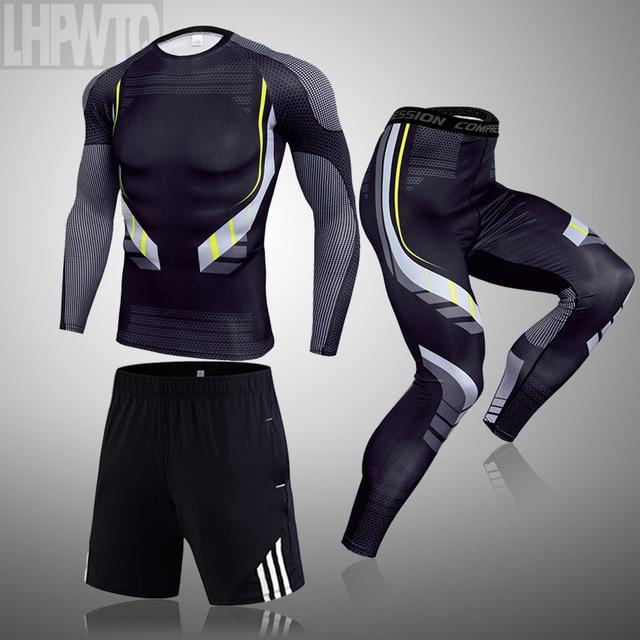 3-piece Men's Compression Suits