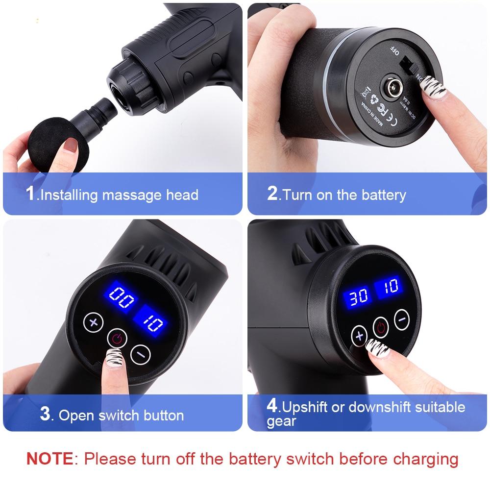 Deep Tissue Electric Massage Gun