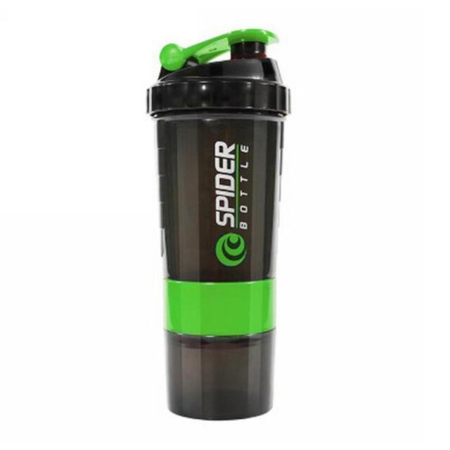 3 Layers Bottle Protein Powder Shake Cup Large Capacity Water Bottle Plastic Mixing Cup Body-Building Exercise Bottle