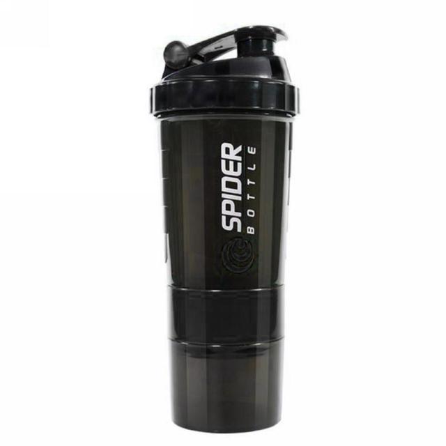 3 Layers Bottle Protein Powder Shake Cup Large Capacity Water Bottle Plastic Mixing Cup Body-Building Exercise Bottle