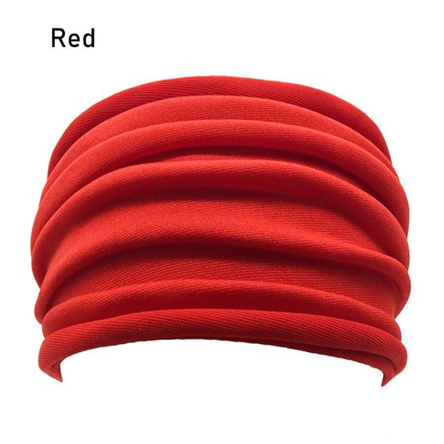 Nonslip Elastic Folds Yoga Hairband