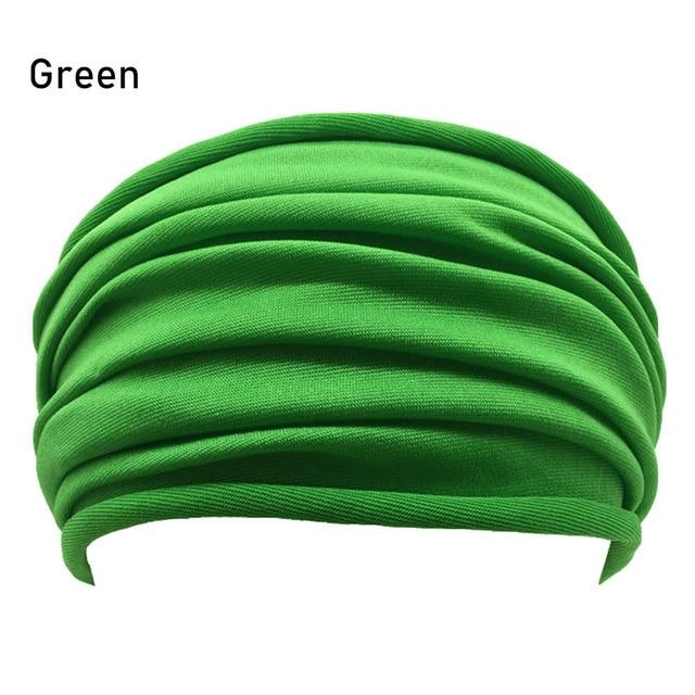 Nonslip Elastic Folds Yoga Hairband