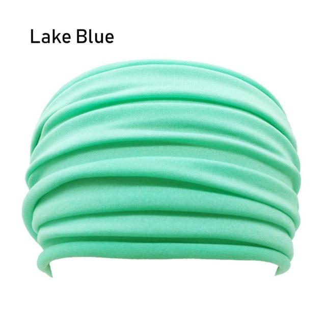 Nonslip Elastic Folds Yoga Hairband