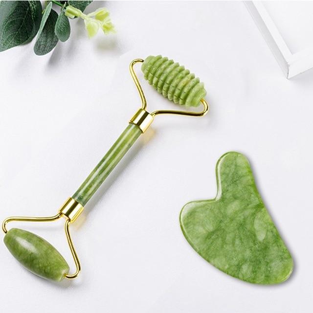 Guasha Jade Roller Face Massager