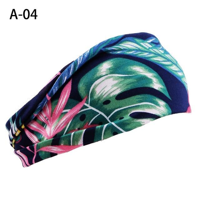 Nonslip Elastic Folds Yoga Hairband