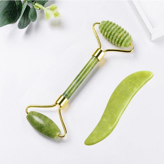 Guasha Jade Roller Face Massager