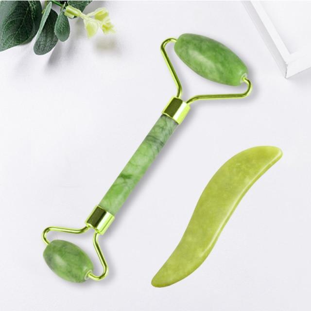 Guasha Jade Roller Face Massager